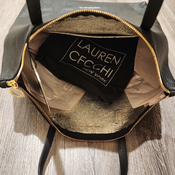 New York & Company Lauren Cecchi Leather Tote - Picture 5 of 5